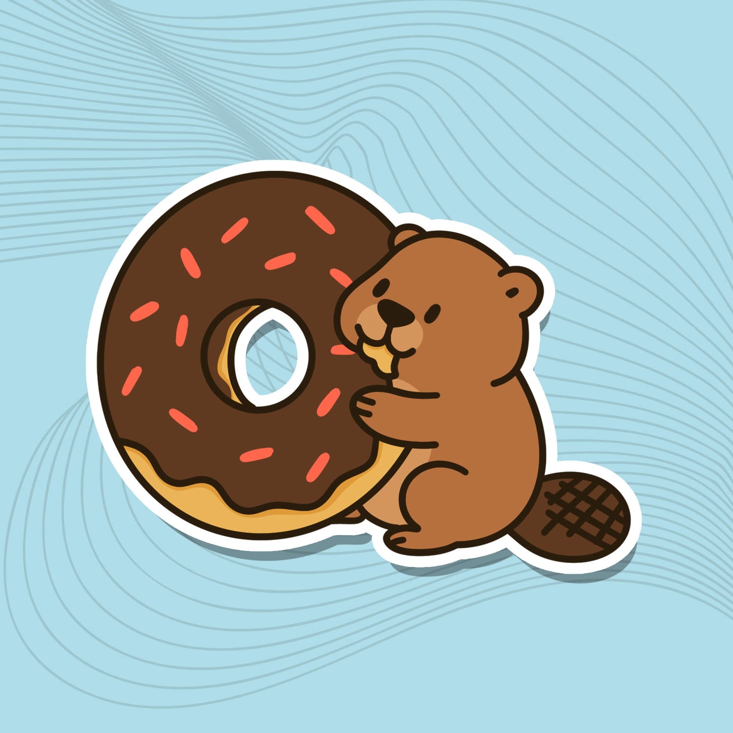 Donut Bubbles – Die-Cut-Sticker