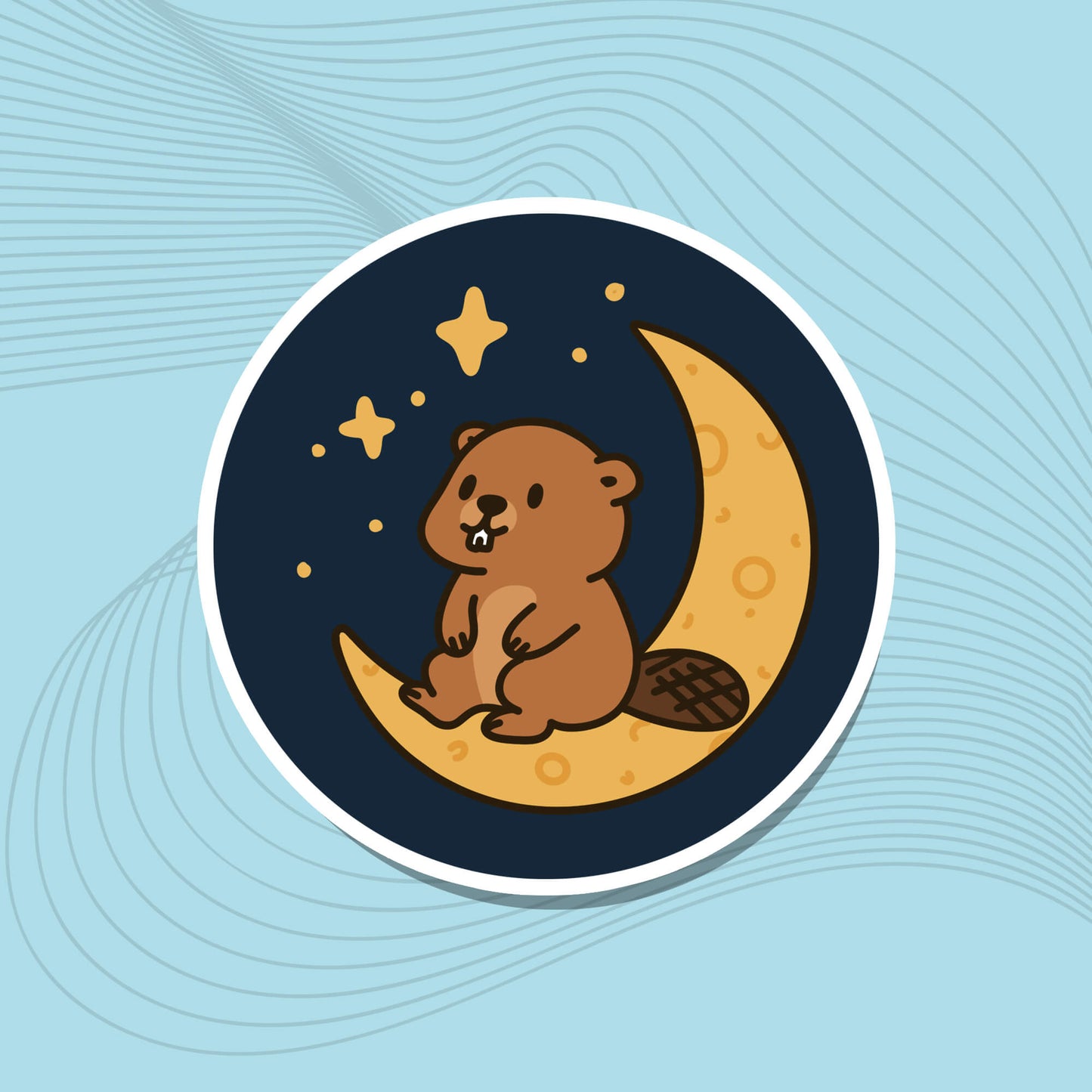 Träumer Bubbles – Sternen-Holo Die-Cut-Sticker