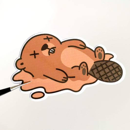 Geschmolzener Bubbles –  Die-Cut-Sticker