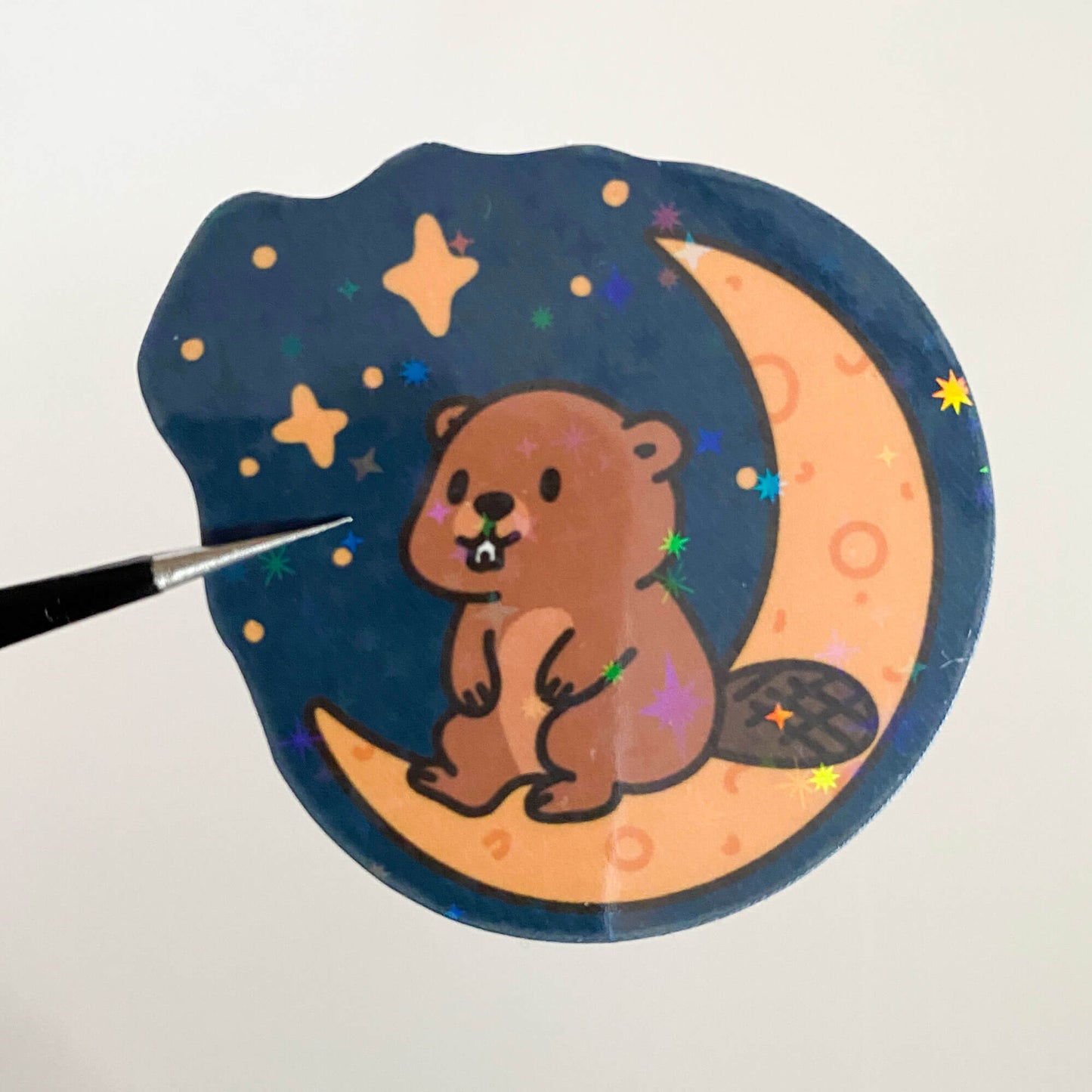 Träumer Bubbles – Sternen-Holo Die-Cut-Sticker