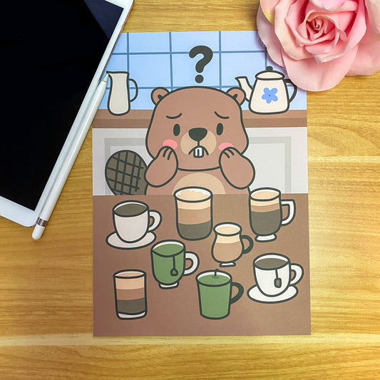 [PRE-ORDER] Tee or Coffee? – Art Print