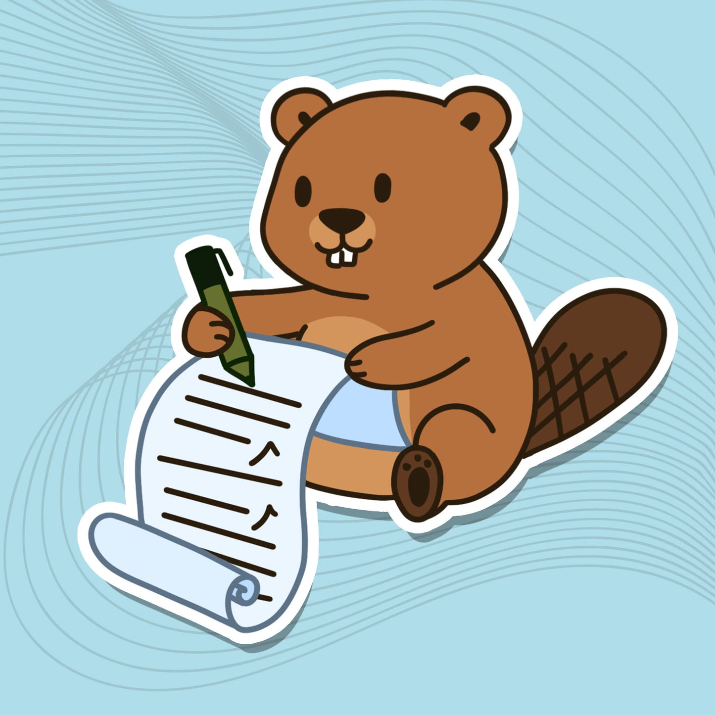 Bubbles Notizen –  Die-Cut-Sticker
