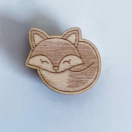 Schlafender Fuchs - Magnet
