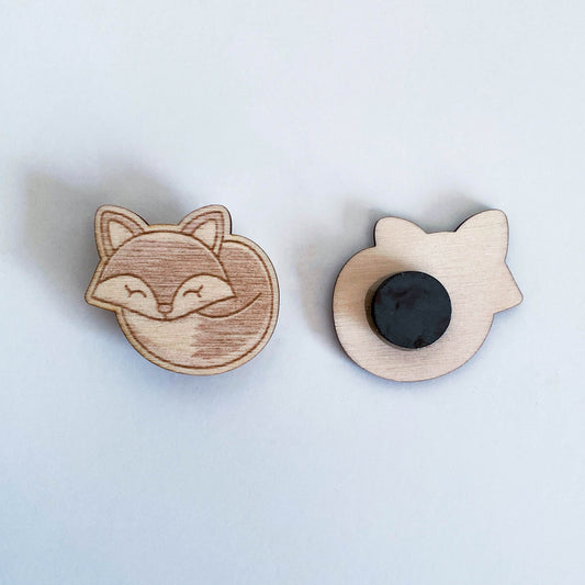 Schlafender Fuchs - Magnet