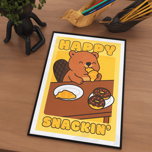 Happy Snackin' – Art Print
