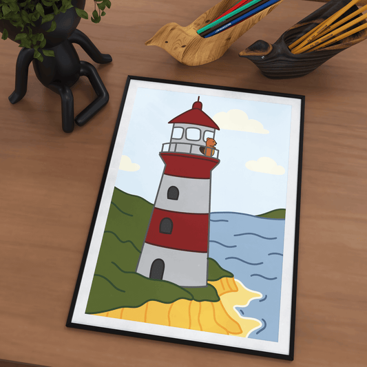 Leuchtturm – Art Print